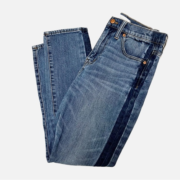 Madewell The High-Rise Slim BoyJean in Tuxedo Style Size 24 - Picture 3 of 6